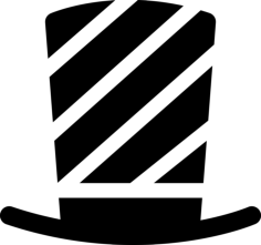 Carnival Hat Svg Line Art, Free Vectors File